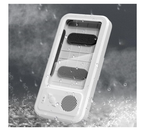 Waterproof Bathroom Phone Case with Bluetooth Speaker