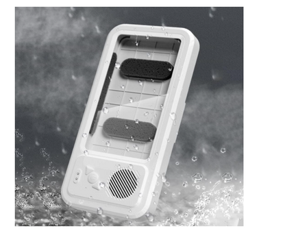 Waterproof Bathroom Phone Case with Bluetooth Speaker